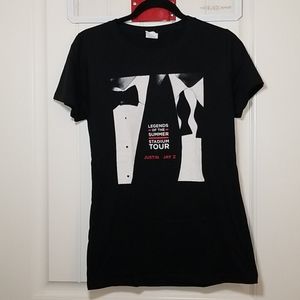 Justin Timberlake & Jay Z Concert Tour T-Shirt, XL